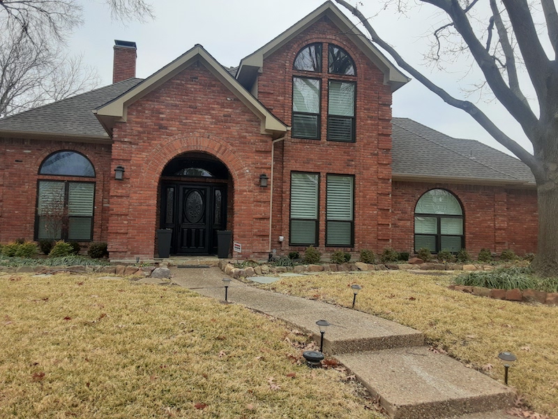 Replacement windows installed on a residential property